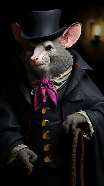 Ratigan from The Great Mouse Detective in real life #ai #inreallife #viral