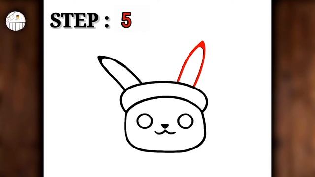 How to draw pikachu step by step  ❤️ ( easy 😊 )