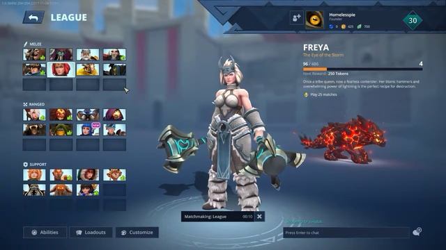 Battlerite, picking up freya