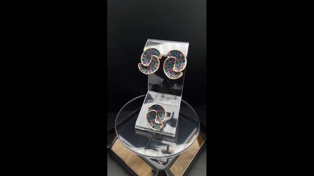 комплект серебро авторский с натуральным камнем арт. 55-797