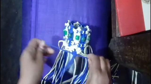 Macrame pen holder .मैकरम का पैन हॉल्डर।🖋️✏️🖊️✒️