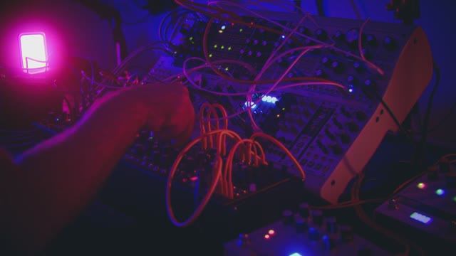 Tefty & Meems Moog Spectravox ambient jam with modular, Matriarch and vocals