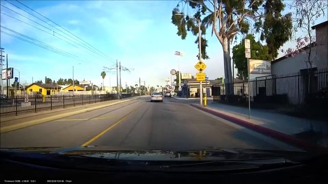 Thinkware FA200 dash camera - Red Light Camera detector TEST