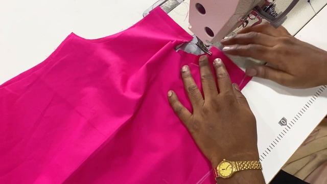 Peter Pan collar A-Line Frock Cutting &Stitching