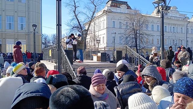 Митинг в Иркутске против грабительских тарифов, несовместимых с жизнью населения Иркутской области.