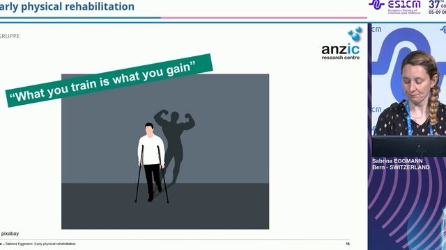 Early physical rehabilitation Sabrina Eggmann 2024