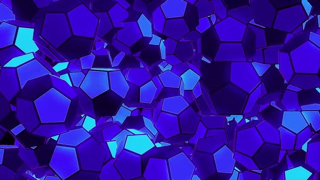 Abstract Blue Neon LIghts Balls Light wall VJ Loop motion background, Video background Loops