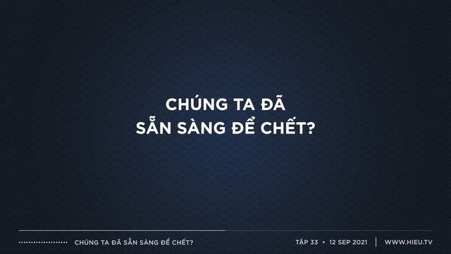 Chúng Ta đã Sẵn Sàng để Chết?