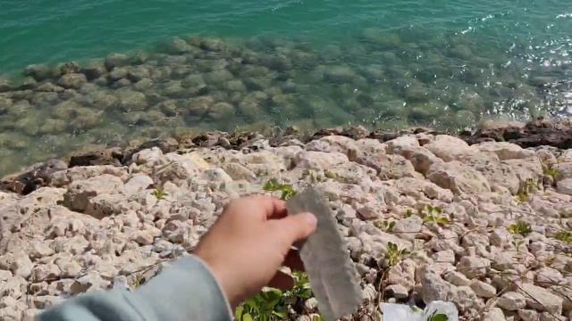 Персидский залив Бирюзовая вода Катар Доха 2025 февраль