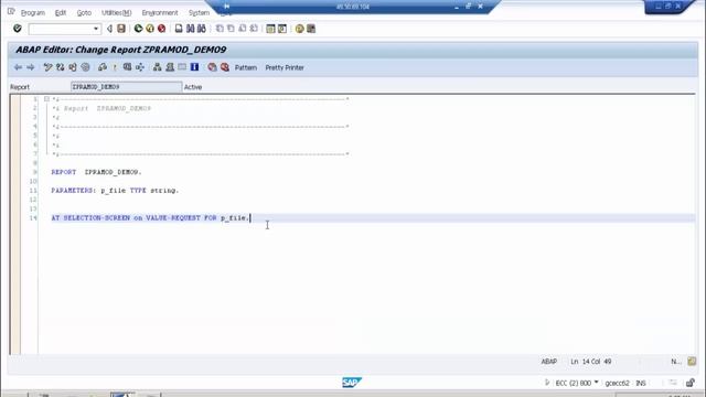 SAP-ABAP Class and Objects online training video