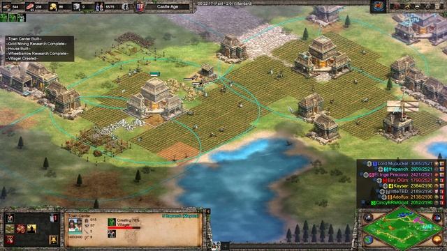 Mira como juego sin manos :( - Age of Empires 2 Black Forest 4v4 Ep.66