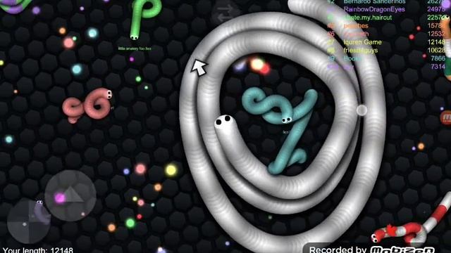 slither.io путь к рекордам #1. Набрала 32300 массы