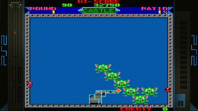 Taito Legends Super Qix Hard Sony Playstation 2 Emulated