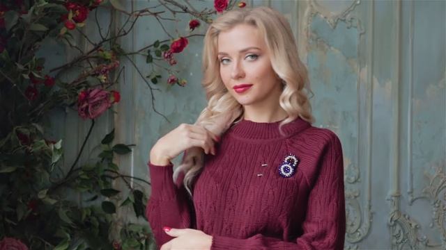 Платье "Бордовая помада"