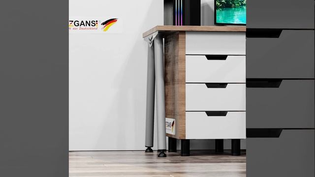 PO-А710G Подстолье Офис тип-А 710х550-120 (2 шт), Серый