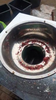 Промышленная мясорубка костедробилка шредер измельчитель MS52 GRINGO 500-600 кг/час 4 кВт 380В