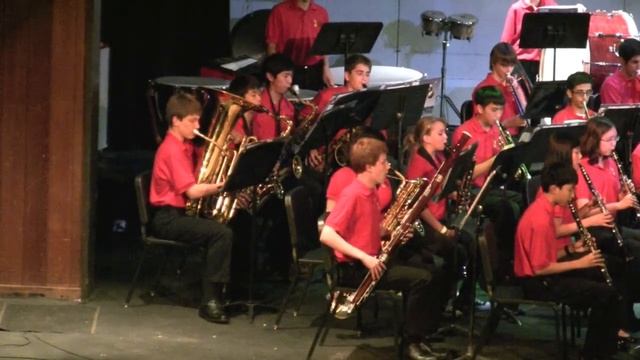 Concert Band plays I Wonder As I Wander