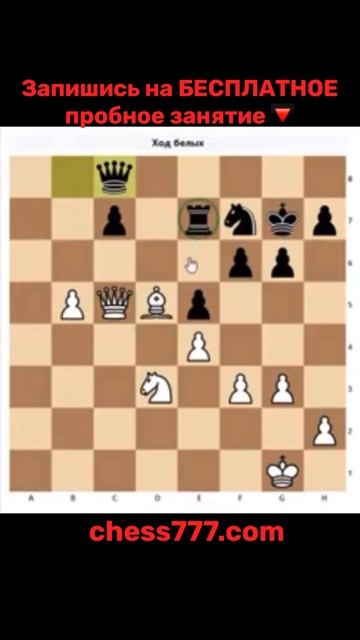 Выигрыш Ладьи👀Школа Шахмат