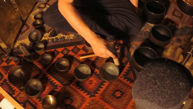 125.  Поющие чаши тибетские храмовые. Точка покоя.  Нада йога.  Как делать  музыку для медитаций?