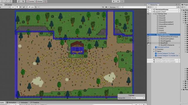 Farm2d 04 - Game Architecture and Course Structure - Unity 2D Game Developer Course Farming RPG