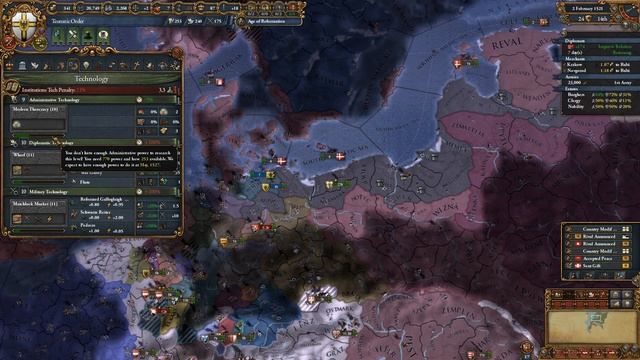 Let’s Play Europa Universalis IV – Golden Century - Teutons – An Early Reich - Part 9
