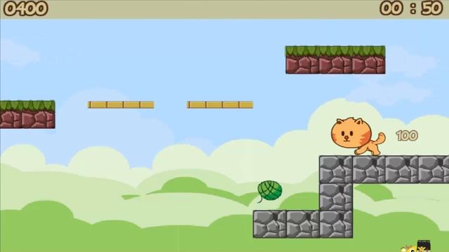 Кот игры. Кот собирает клубки. Игровой мультик для детей.