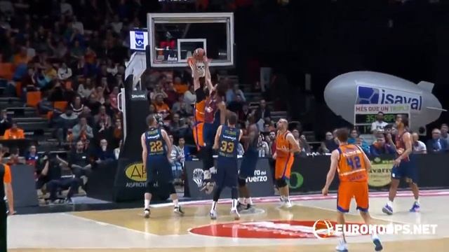 Valencia Basket - KIROLBET Baskonia Vitoria-Gasteiz 105-77: Bojan Dubljevic (25 points)
