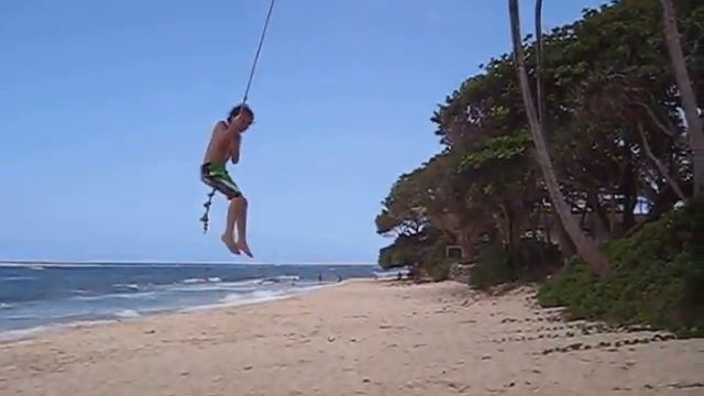 Jacob at CYO Beach in Hau'ula 4/24/13