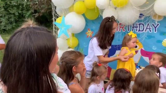 Jessica's 2nd Birthday Party 🎉🐠 Saxophonist Grigore Carp 🎷 Cake by Violeta Savrov 🎂