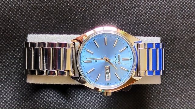 UNBOXING HMT Kohinoor Quartz Light Blue Sunray Day & Date Analog Watch #india #fashion