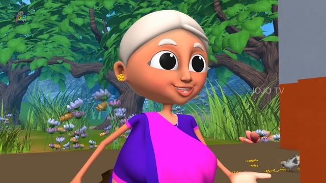 लालची बंदर और गाय का सबक - Greedy Monkey & Cow Hindi Kahaniya Moral 3D Animated Videos JOJO TV Kids