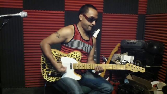 NEW - Rick Marcel Test Drive of his Ferro-Kings Liquid Pickups Leopard/Chrome Tele Set