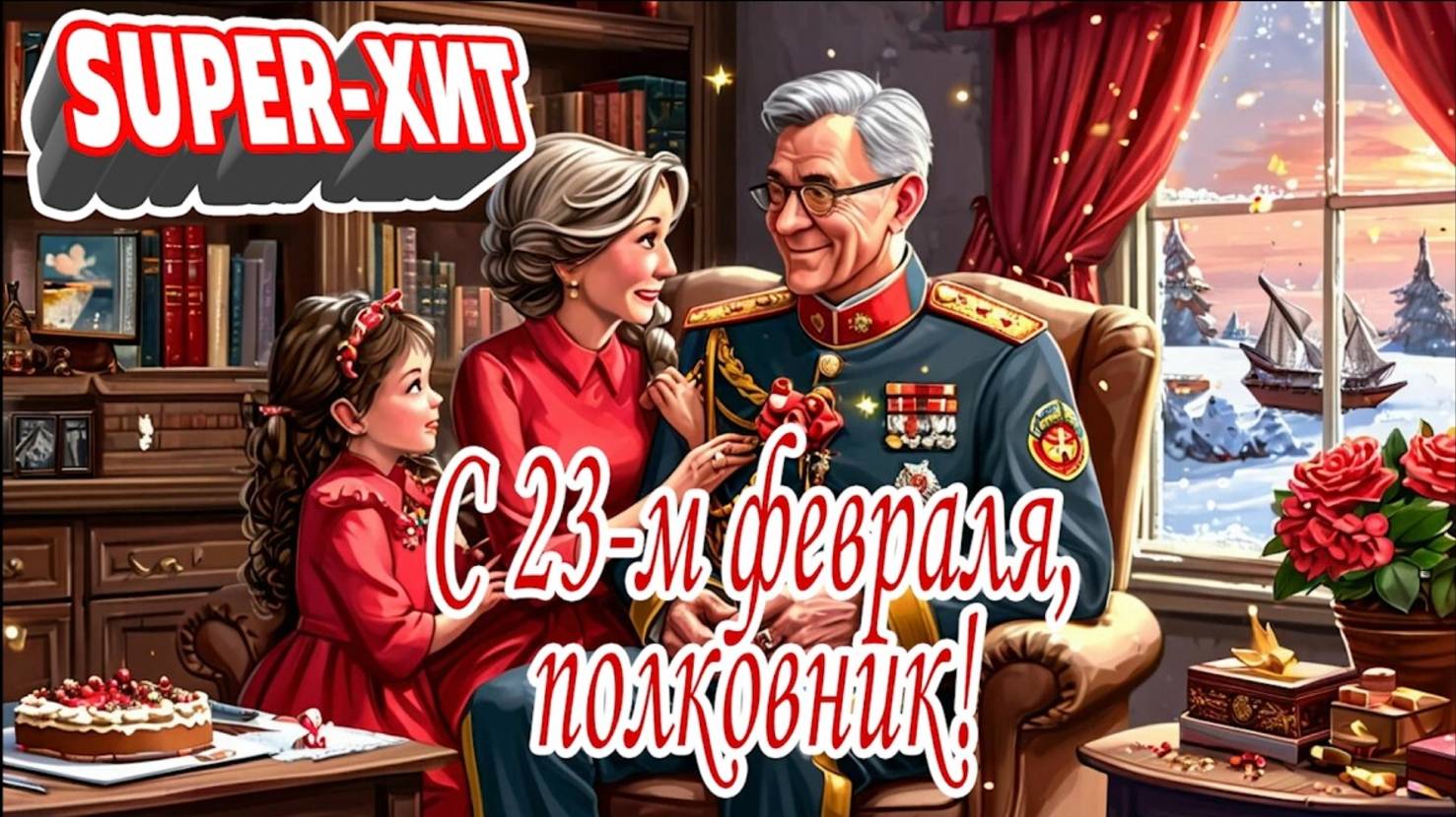 С 23 февраля, полковник! (песня на заказ)