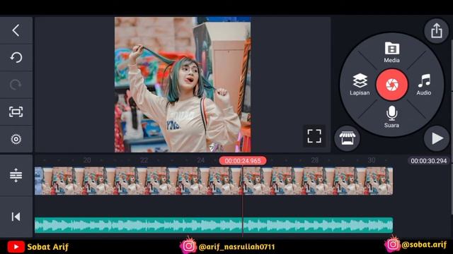 Cara membuat Video Quotes Story Wa 30 Detik Di Android || Kinemaster Tutorial