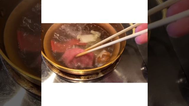Oumi beef shabu-shabu in Shiga #Shorts