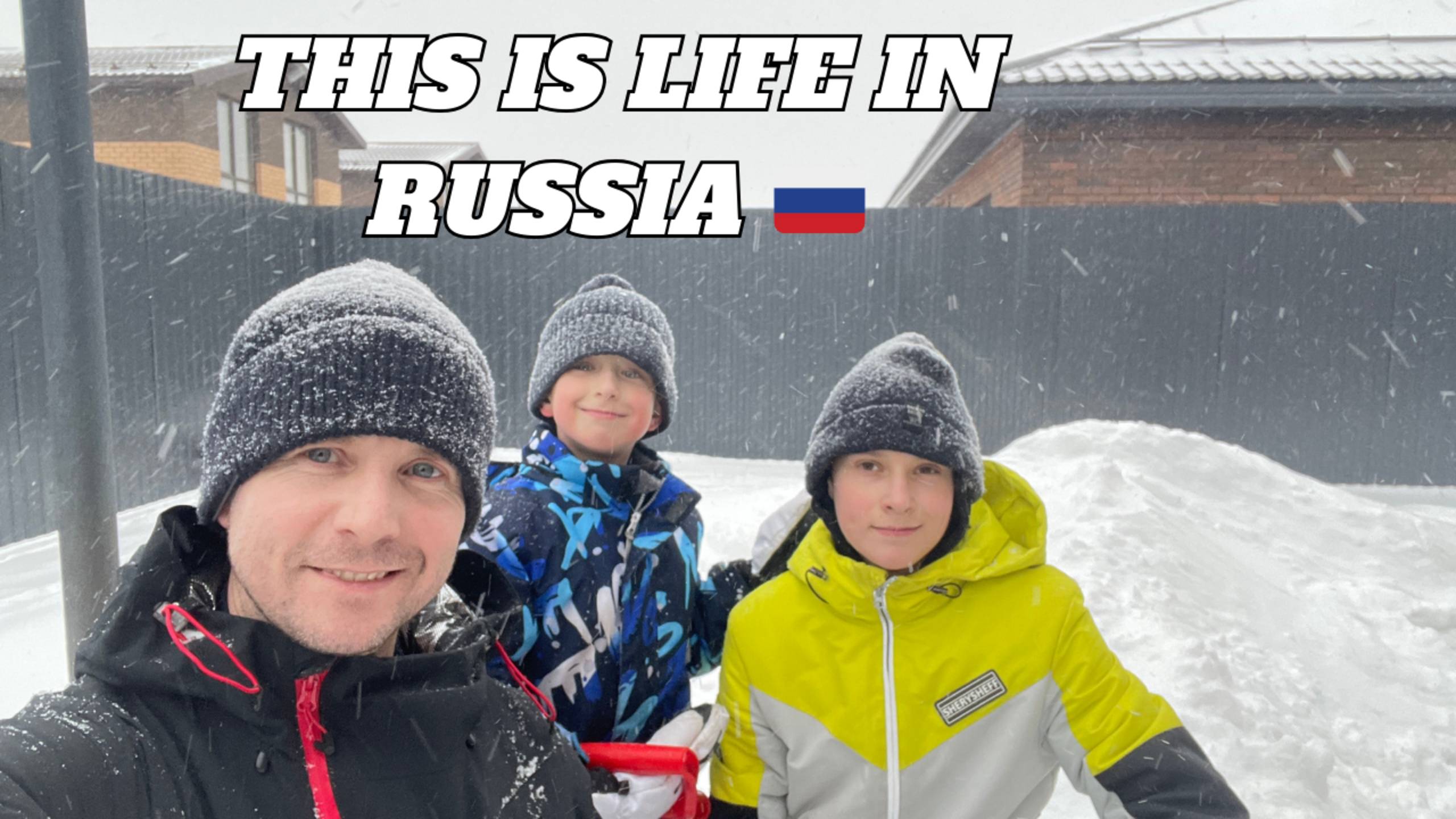 Жизнь в России 🇷🇺 Сколько еще снега? Веселое время Русская зима