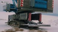 Liebherr LTR 11200 Prototype Crawler Crane Solution for Offshore Wind Turbine Maintenance #liebherr