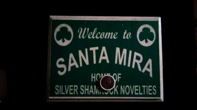 H3 Santa Mira sign w/"TURN IT OFF" quote