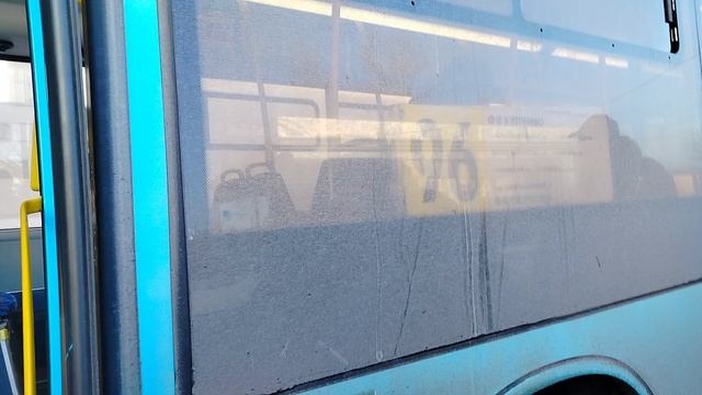 21 февраля 2025 г. Автобус 96 маршрут МАЗ-203.947 38055 Железнодорожная станция Обухово