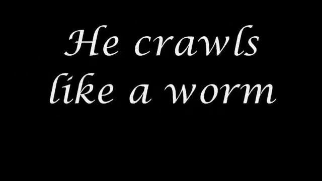 The Used - The Bird And The Worm lyrics (on screen)