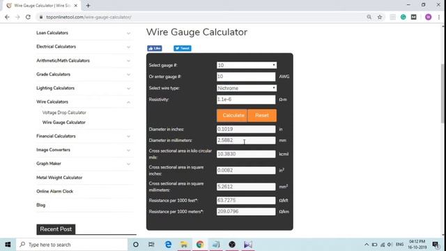 Wire Gauge Calculator | Top Online Tool