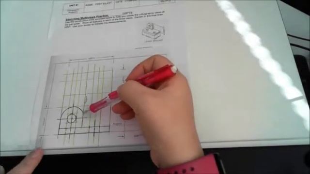 Orthographic Projection   Problem #1
