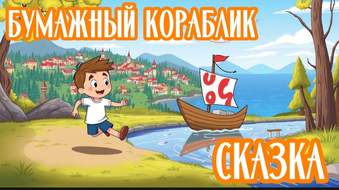 ДЕТСКАЯ СКАЗКА | БУМАЖНЫЙ КОРАБЛИК | СКАЗКА ДЛЯ ДЕТЕЙ