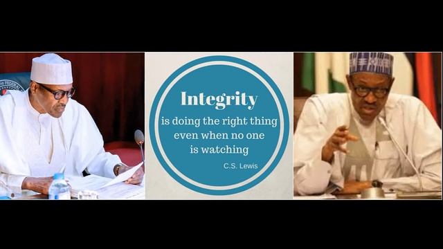 President Buhari | Integrity | What Integrity!??
