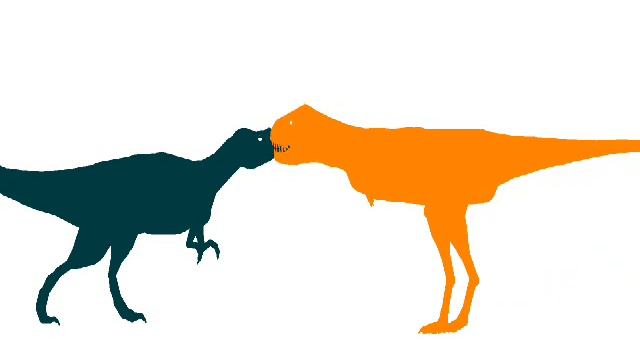 Dinosaur Battle - Alectrosaurus vs Abelisaurus