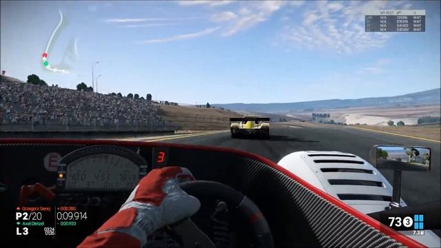 Project Cars (PC) Radical SR3-RS -Sonoma Raceway 1080p 60 FPS