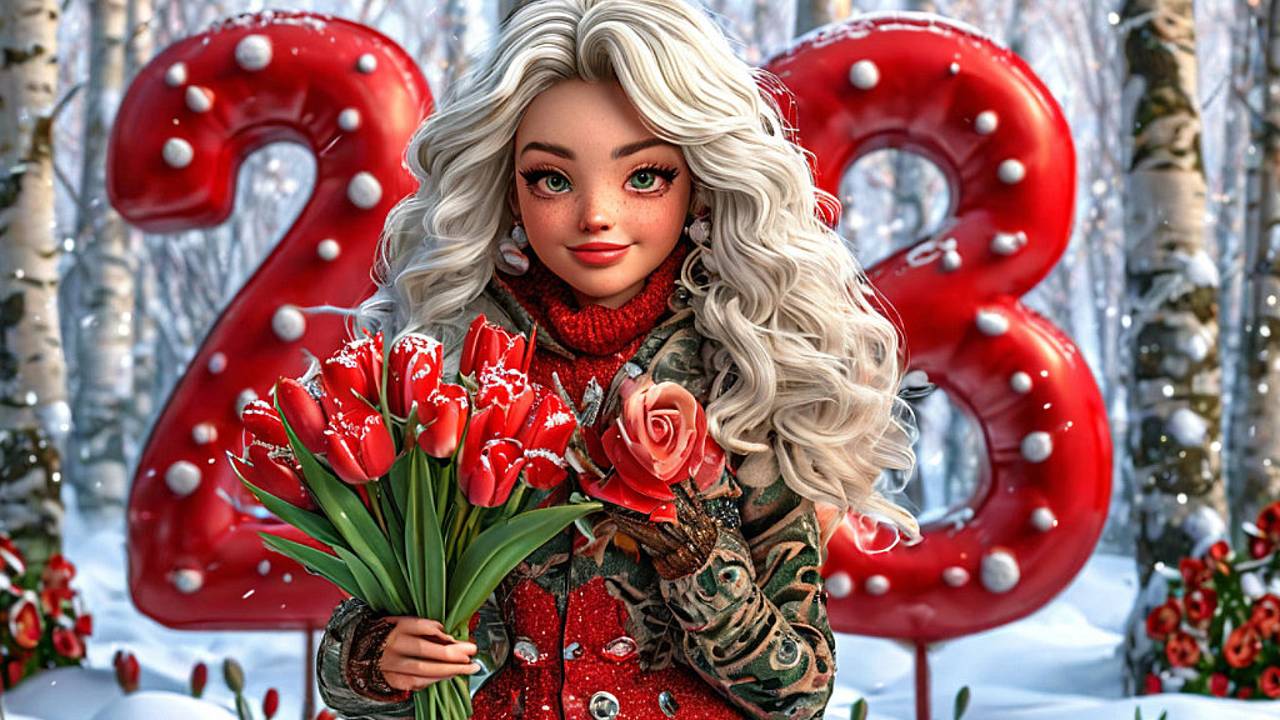 Поздравления С 23 ФЕВРАЛЯ!👦❤😆  Музыкальные Поздравления С Днём Защитника Отечества!