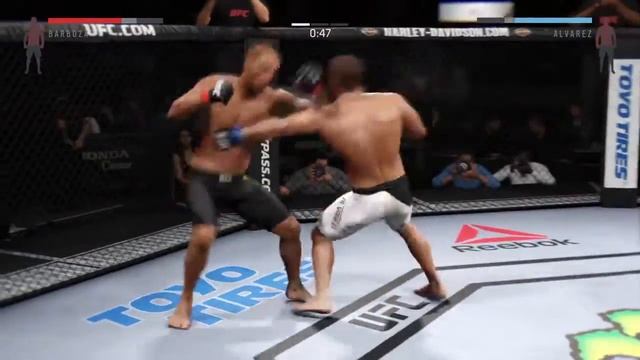 EA Sports UFC 2 Ranked - Edson Barboza vs Eddie Alvarez (#568)