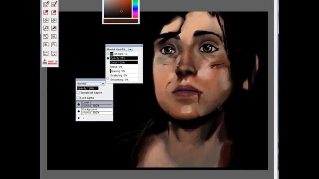 Speedpaint - "Jodie Holmes and Aiden"