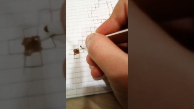 Майнкрафт топор по клеточкам